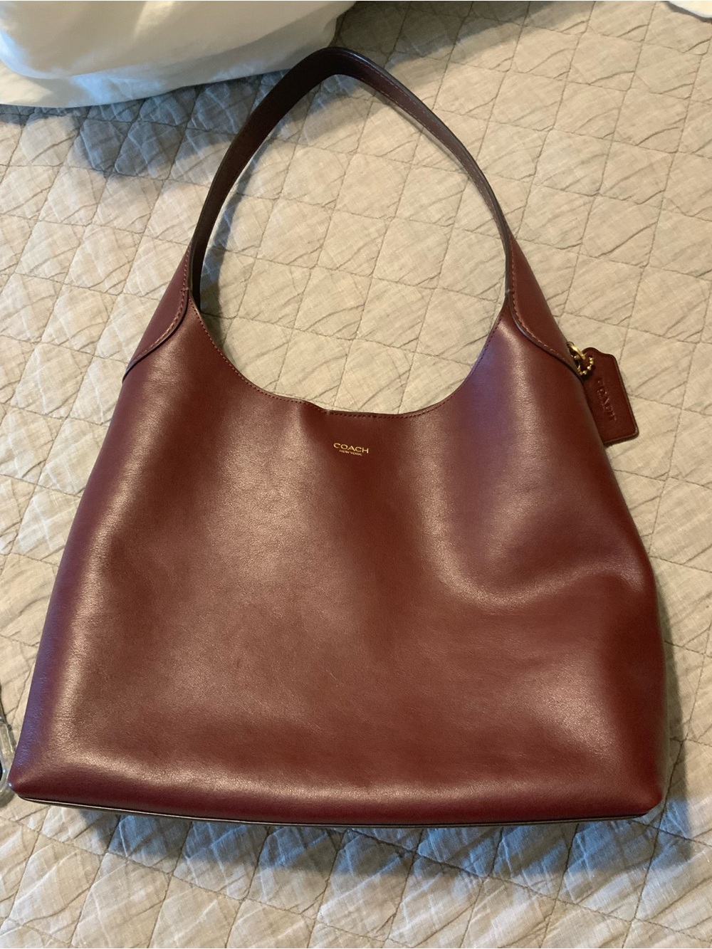 Coach Brooklyn 34 in Merlot